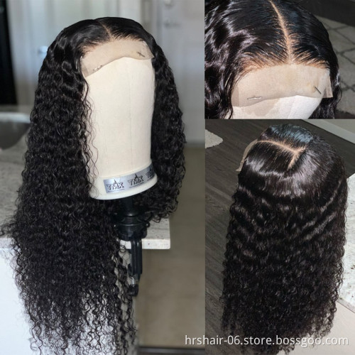 Wholesale Deep Wave HD Full Lace Wigs Human Hair Lace Front Peruvian Virgin Hair 360 Lace Front Wigs for Black Women